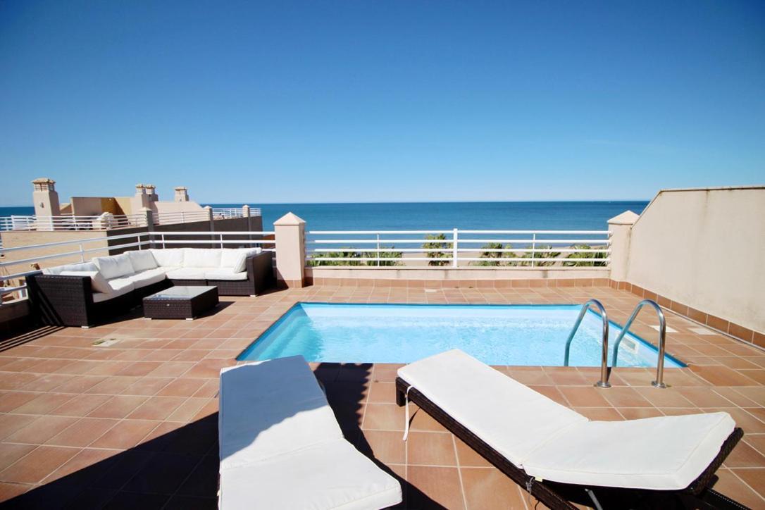 Ferienwohnung Atico Con Piscina Privada En Primera Linea Dénia Exterior foto